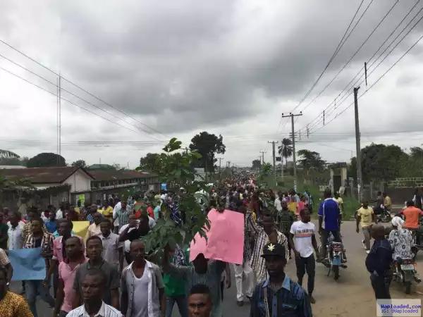 Youths Stage Protest Against Cultism, Oil Theft In Rivers